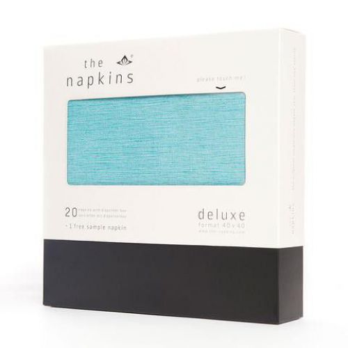 papieren servetten Luxe - Turquoise papieren servetten Luxe - Turquoise