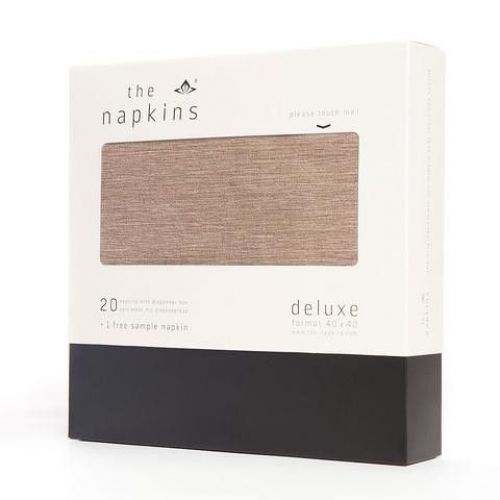 papieren servetten Luxe - cacao papieren servetten Luxe - cacao