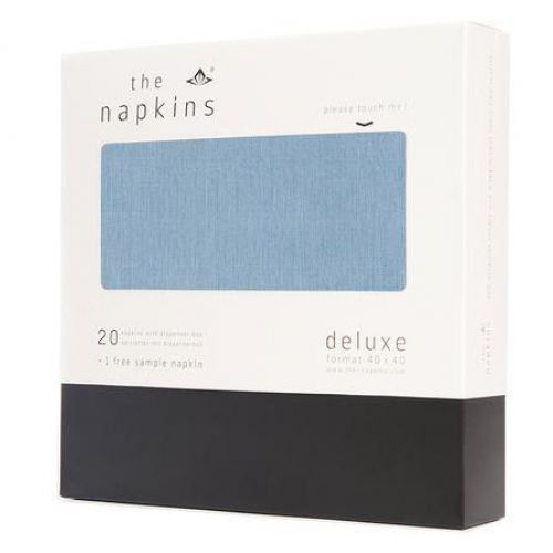 papieren servetten Luxe - blauw papieren servetten Luxe - blauw