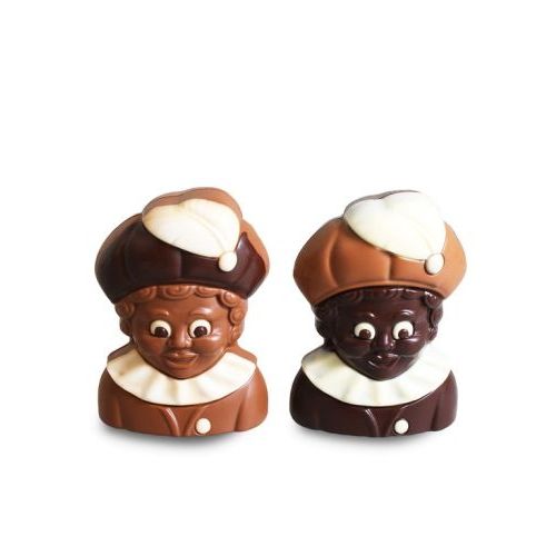 Zwarte Piet gezicht - fondant