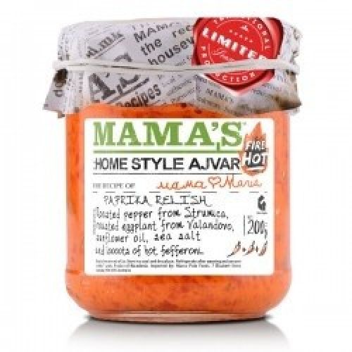 Ajvar - vuur hete rode paprikasaus Ajvar - vuur hete rode paprikasaus