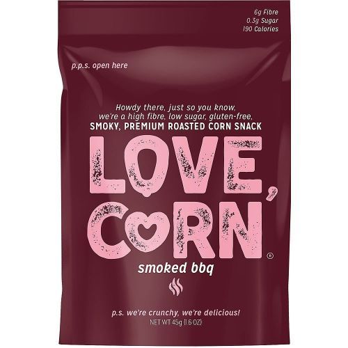 maïs snack met BBQ smaak maïs snack met BBQ smaak