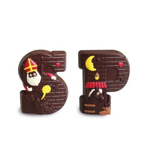 Chocolade Letter S Fondant