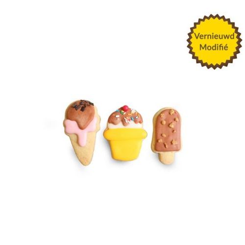 ambachtelijke koekjes ijsjes