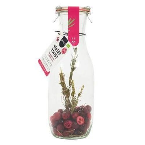 tafelwater cranberry kers rozemarijn-DIY