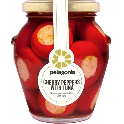 cherry peppers met tonijn