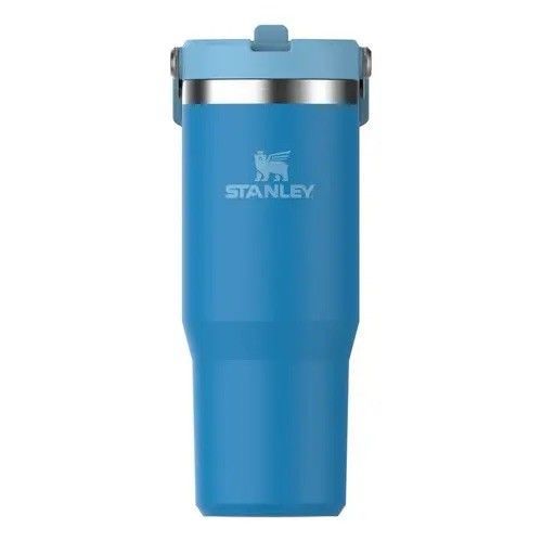 IceFlow Flip Straw Tumbler azure