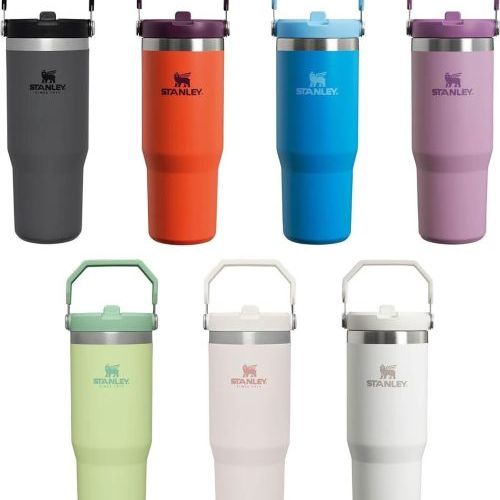 IceFlow Flip Straw Tumbler paars